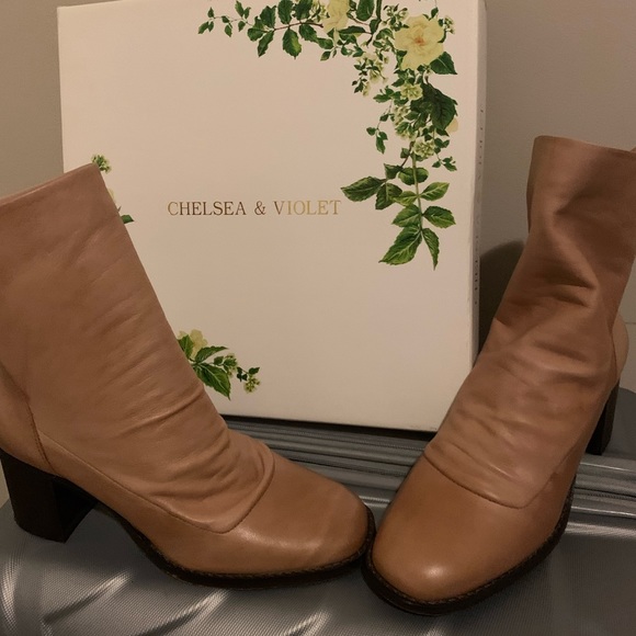 Leather Boots size 6.5 - Chelsea and Violet - Picture 1 of 4